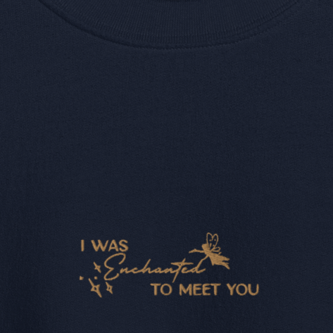Enchanted - Embroidered Crew Neck