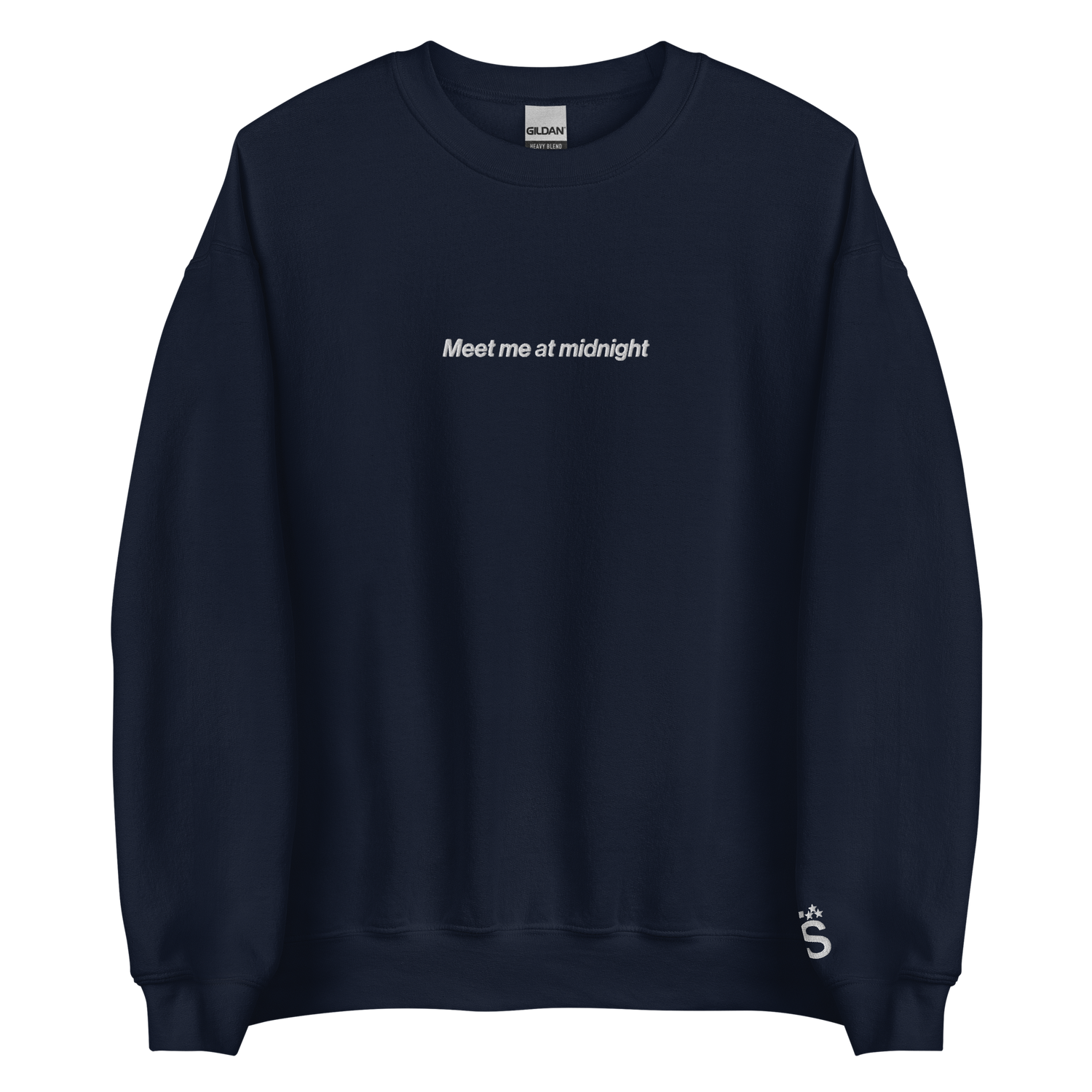 Meet Me at Midnight - Embroidered Crew Neck