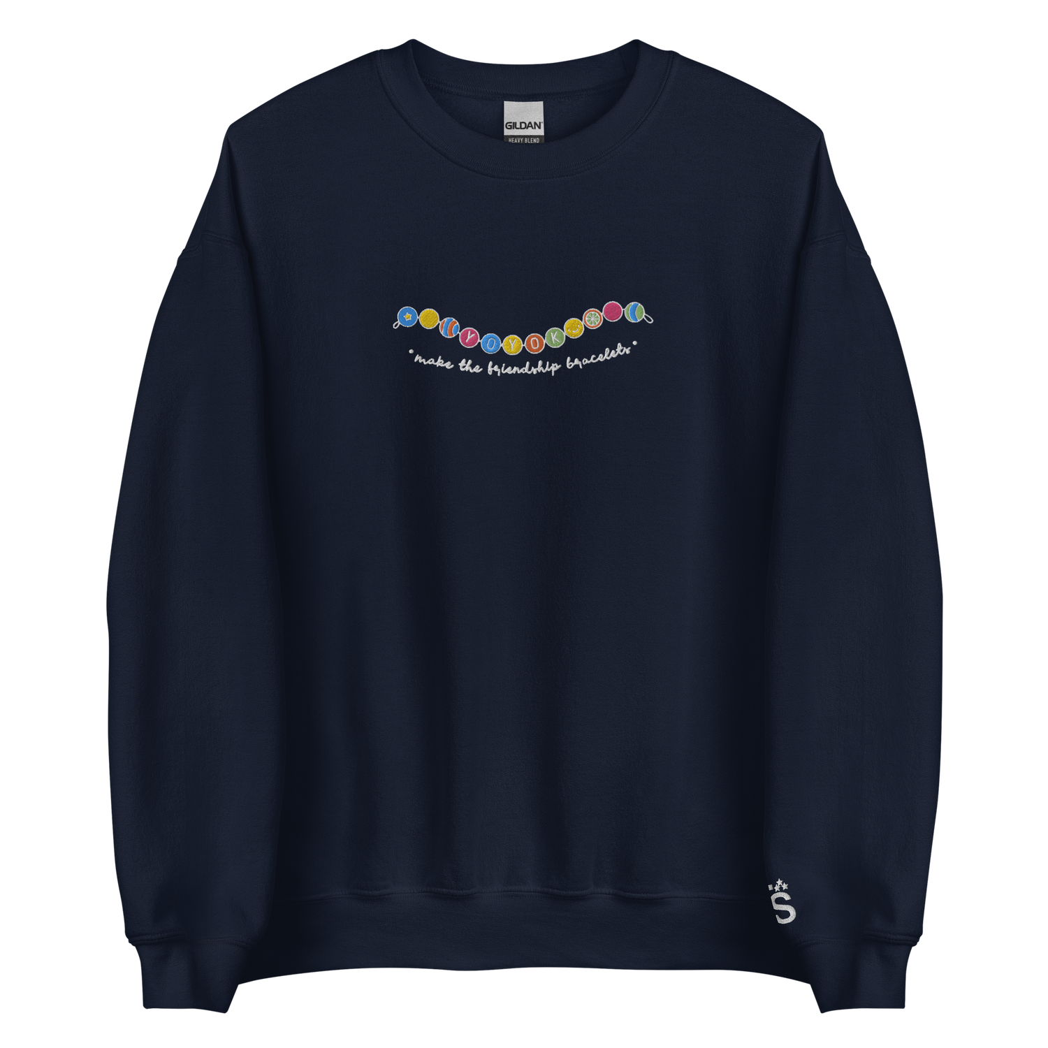 Friendship Bracelets - Embroidered Crew Neck