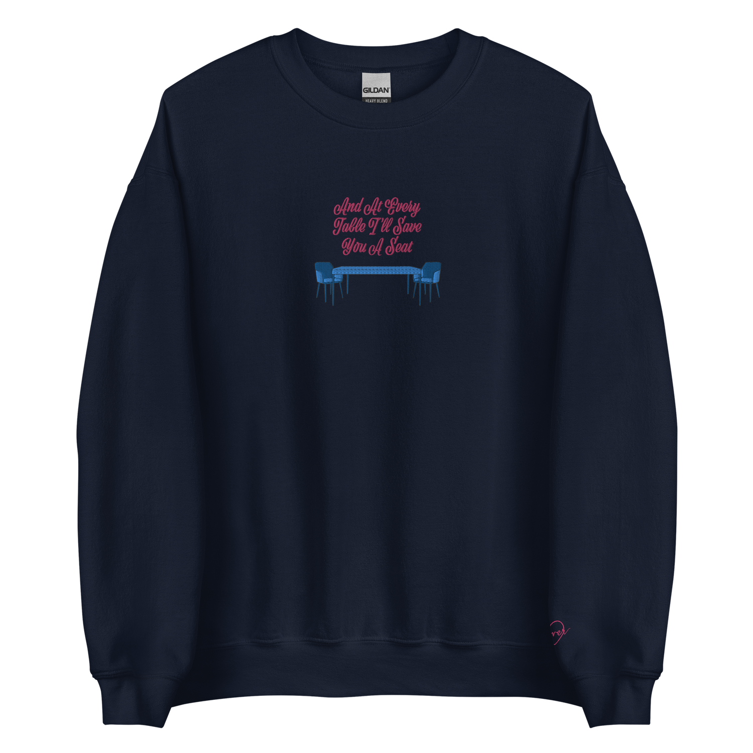 At Every Table - Embroidered Crew Neck