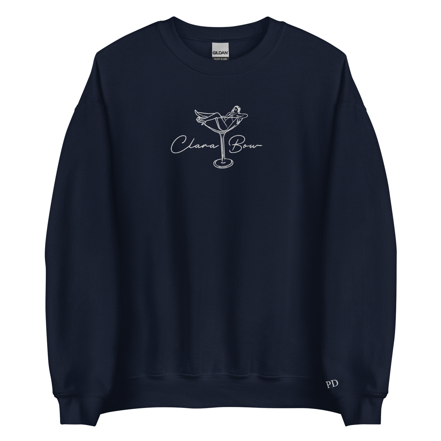 Clara Bow - Embroidered Crew Neck