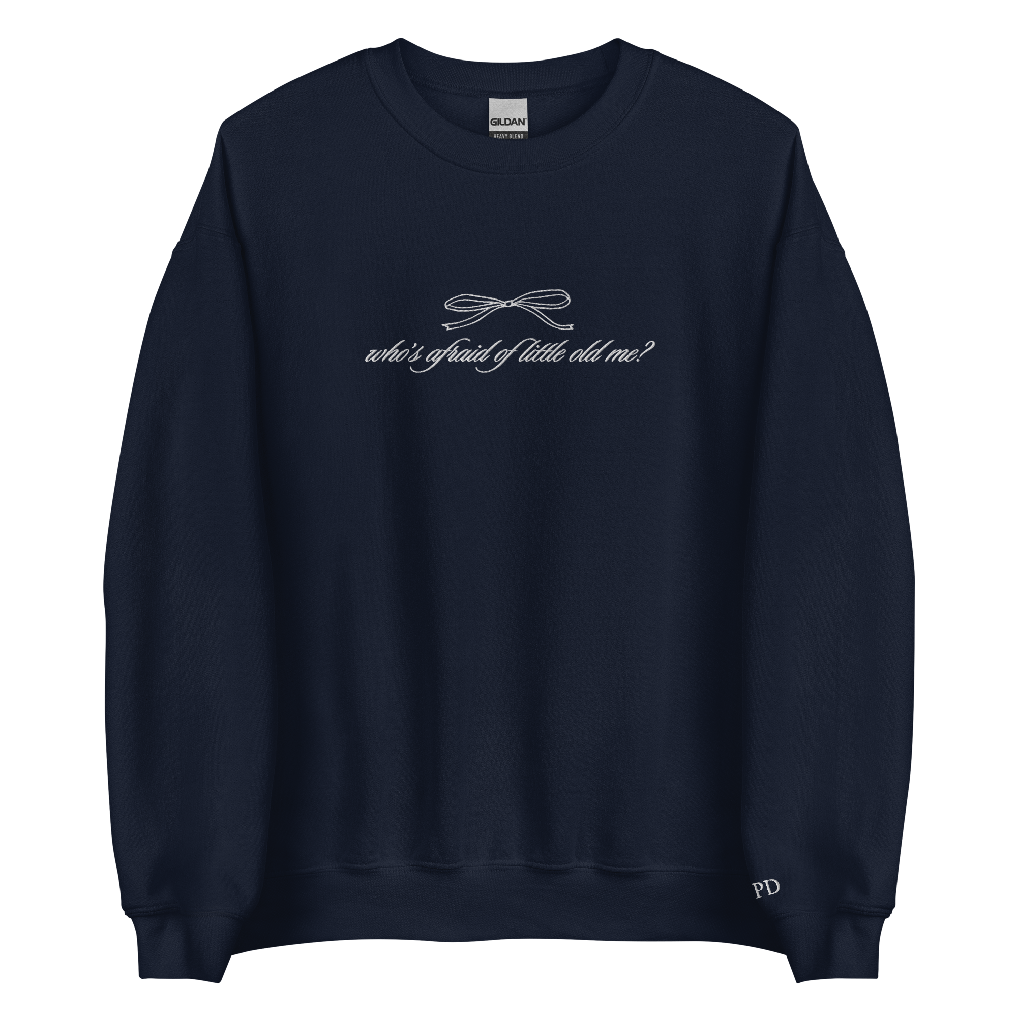 Little Old Me - Embroidered Crew Neck