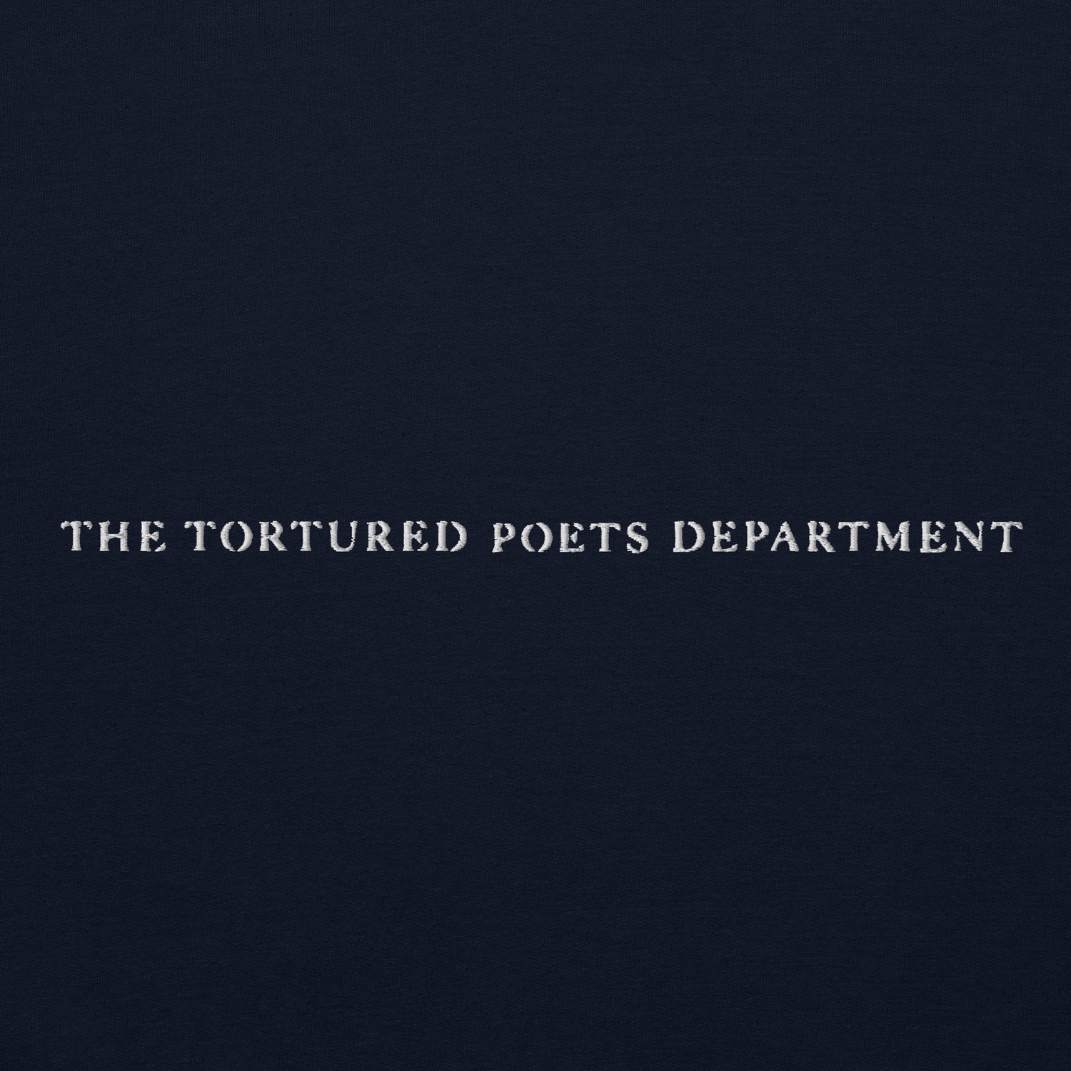 The Tortured Poets Department - Embroidered Crew Neck