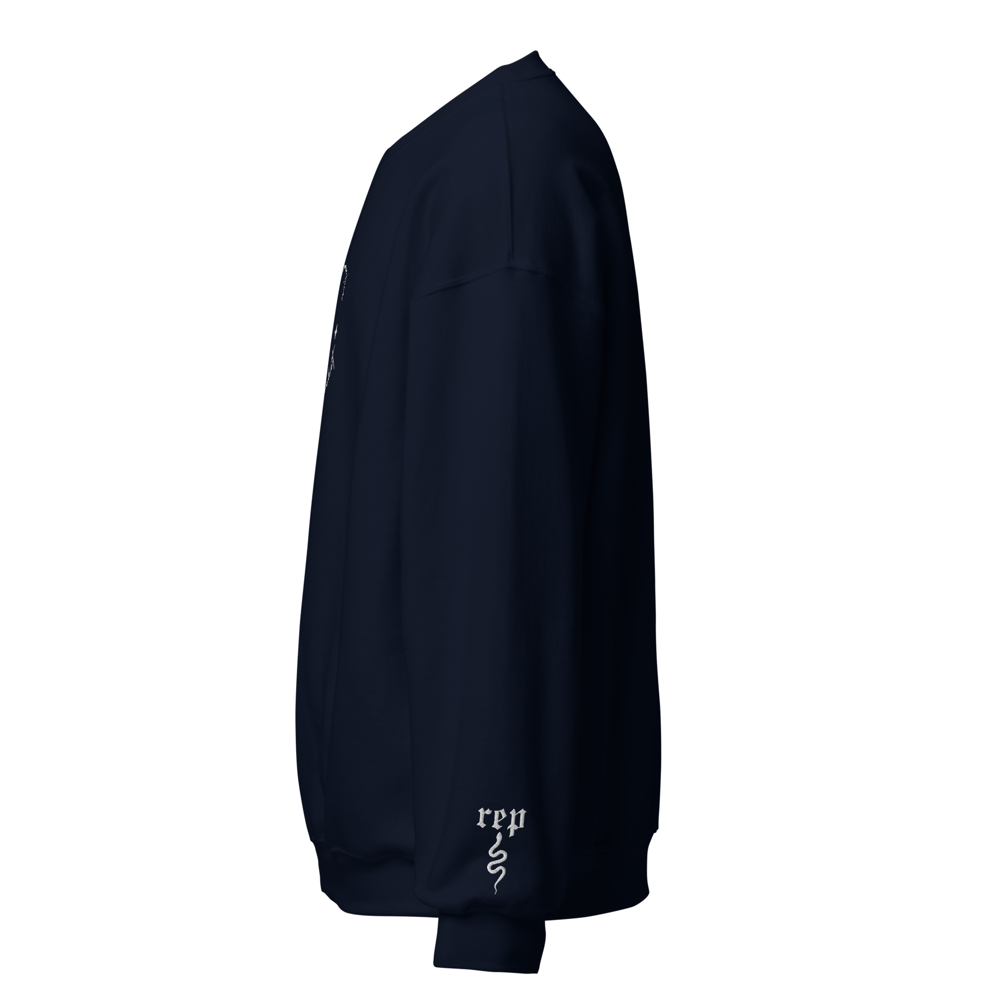 Invisible locket - Embroidered Crew Neck