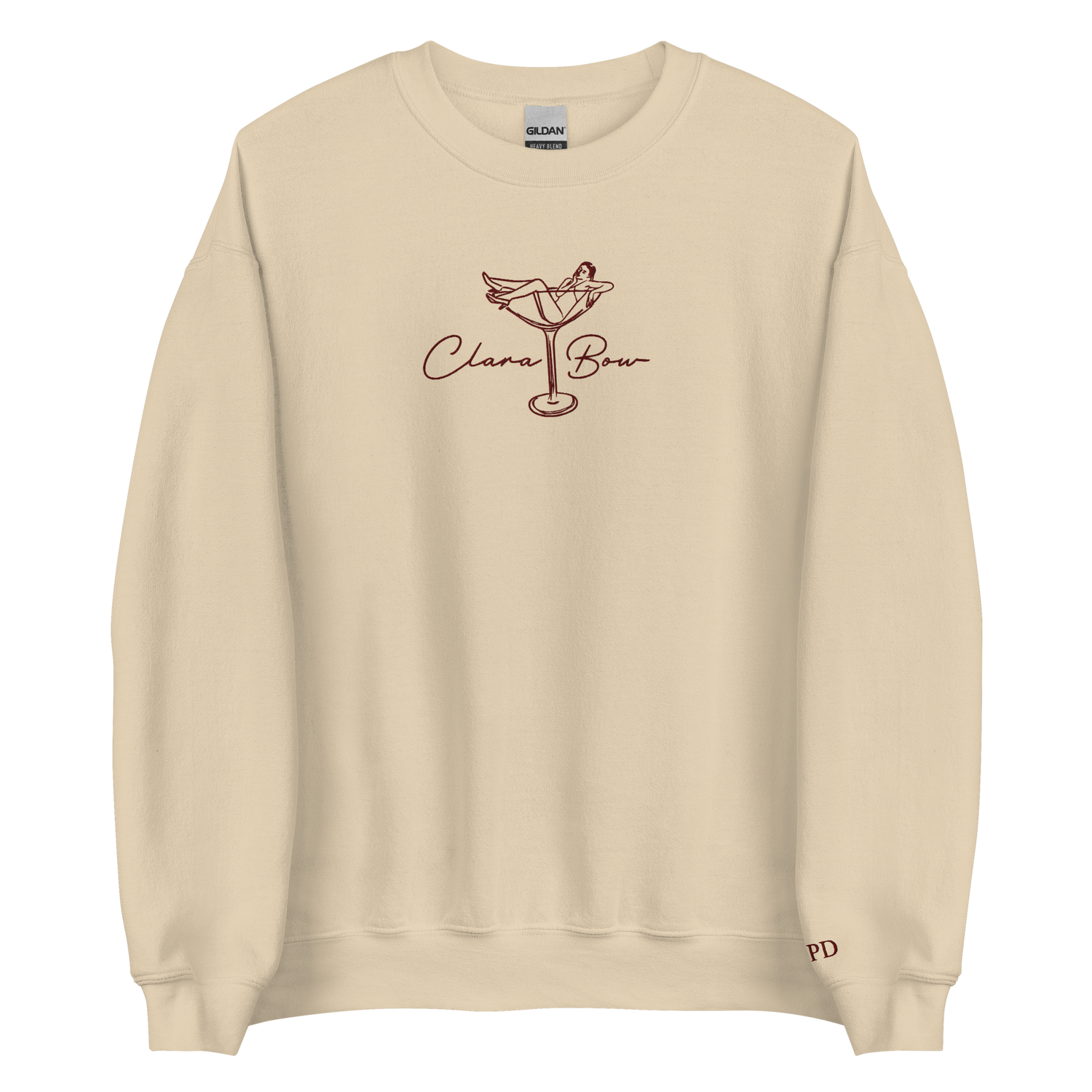 Clara Bow - Embroidered Crew Neck