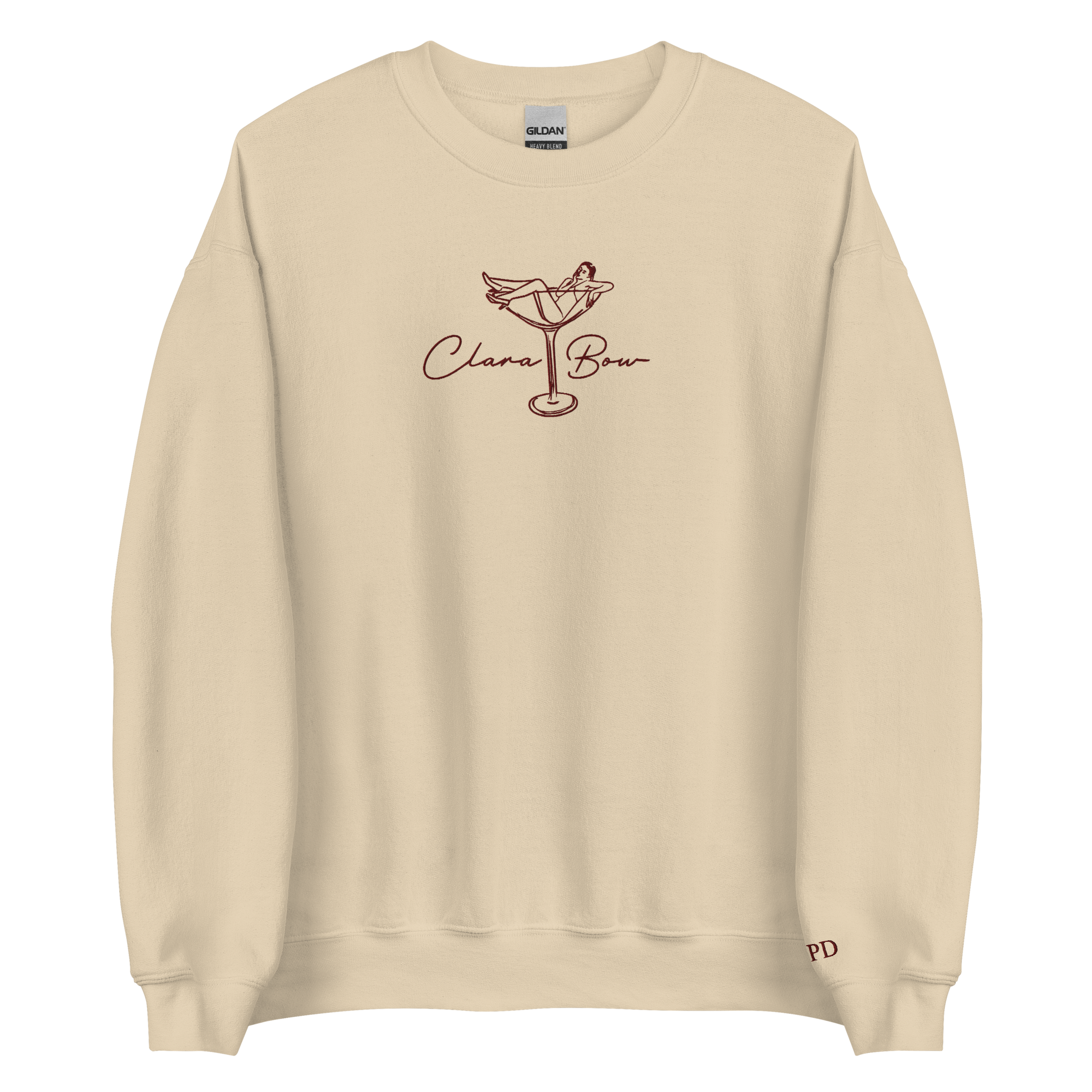Clara Bow - Embroidered Crew Neck