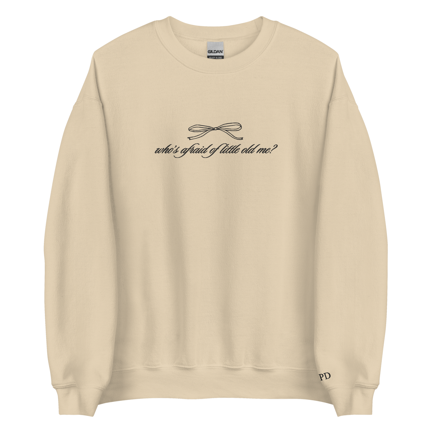 Little Old Me - Embroidered Crew Neck