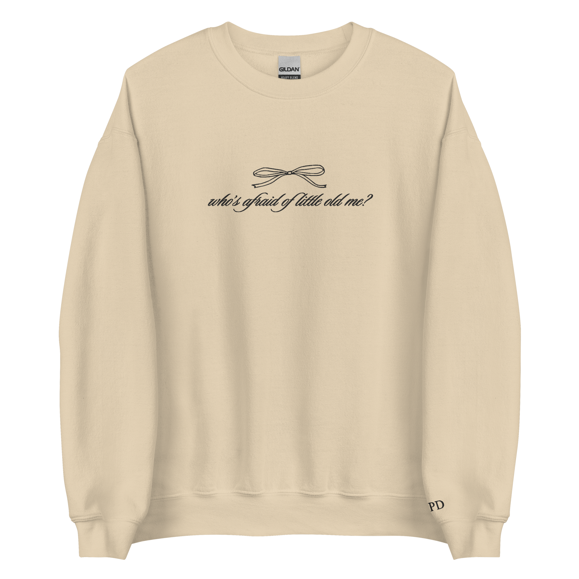 Little Old Me - Embroidered Crew Neck