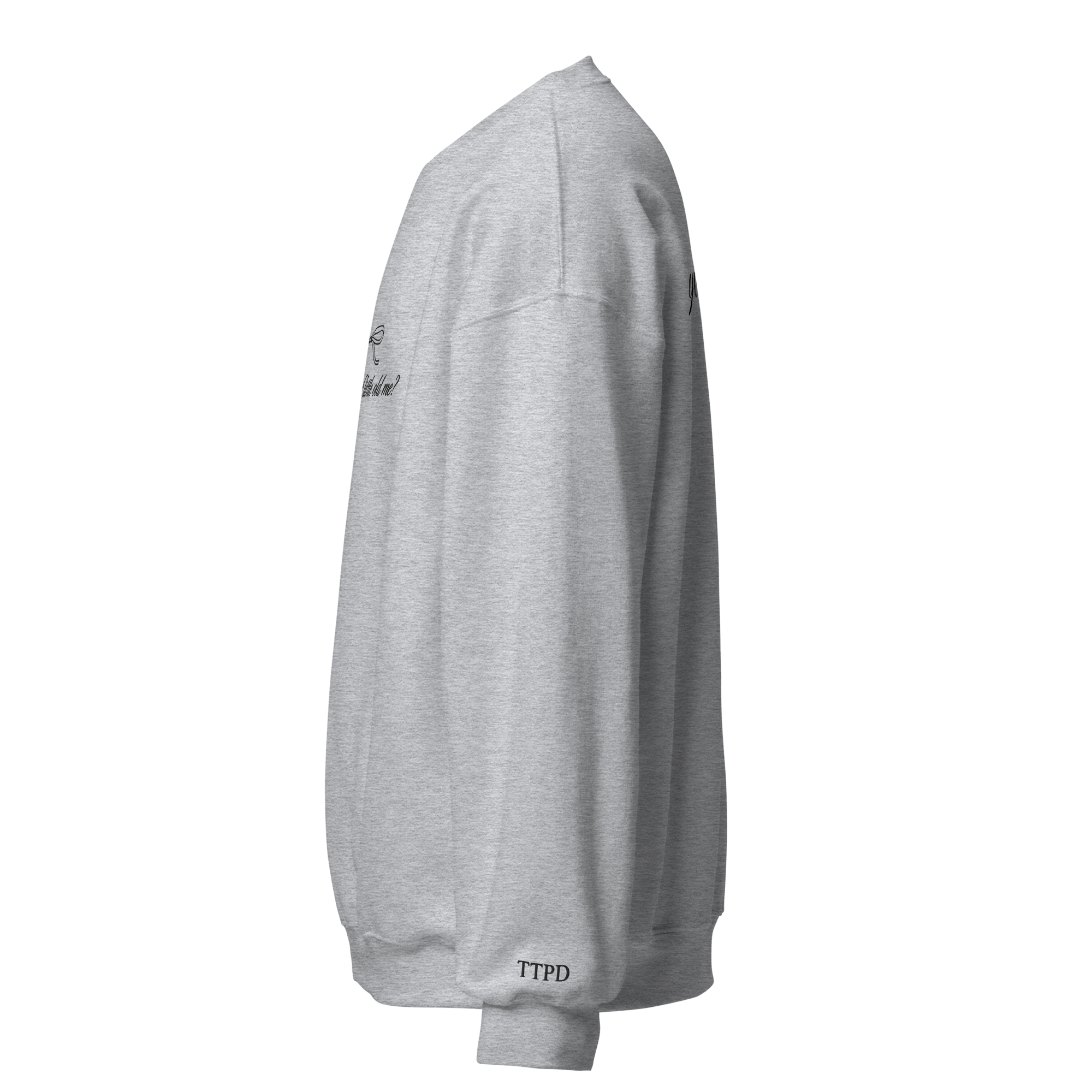 Little Old Me - Embroidered Crew Neck