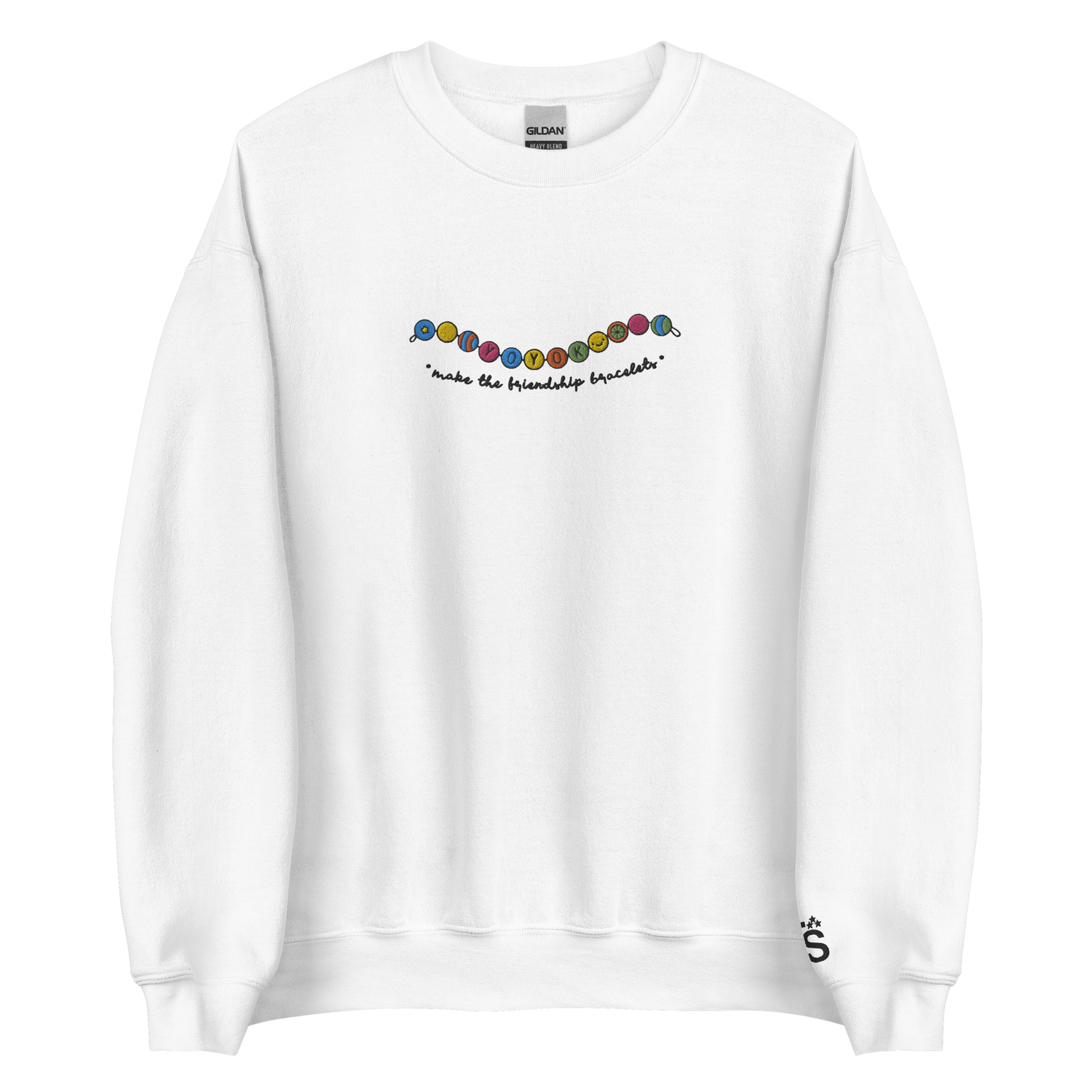 Friendship Bracelets - Embroidered Crew Neck