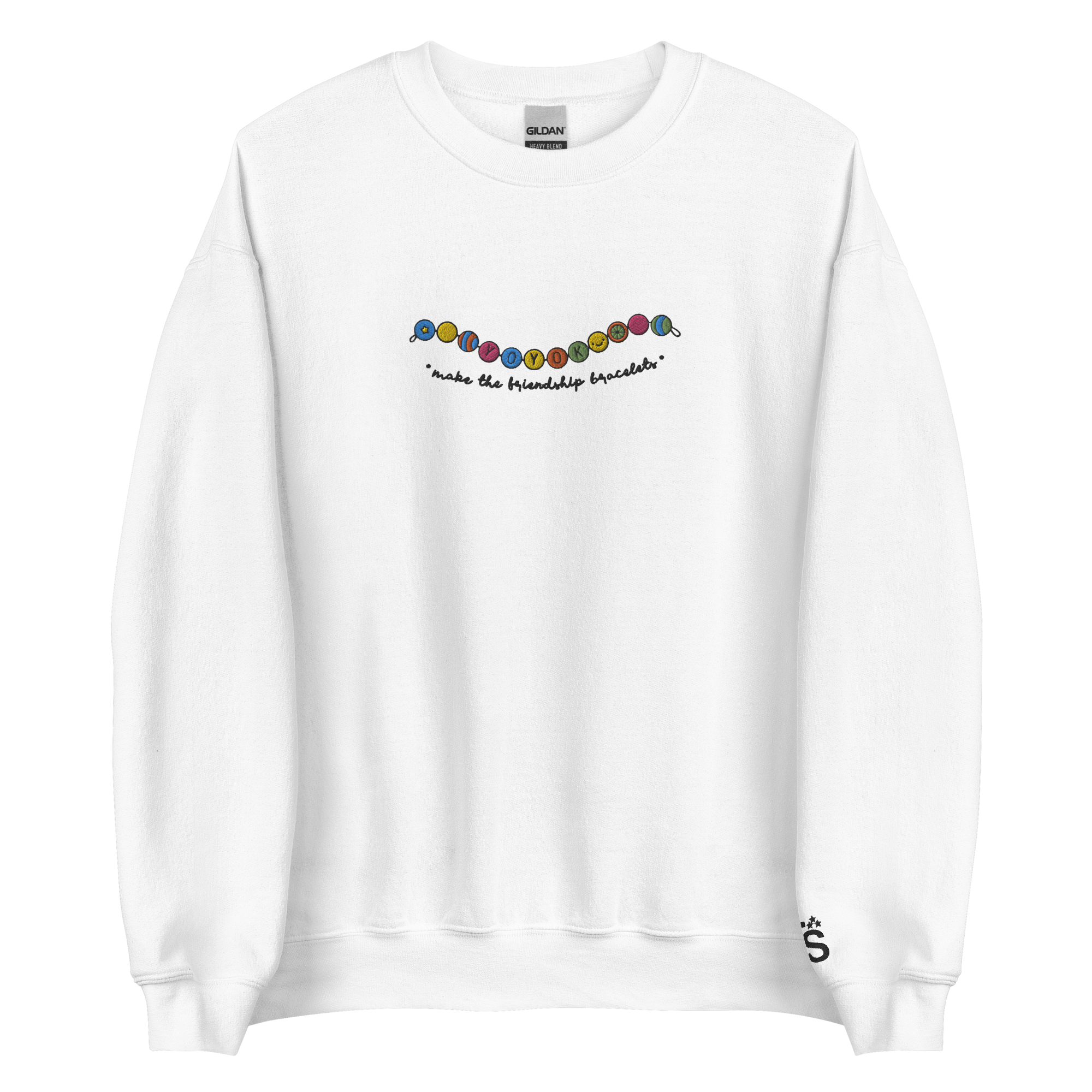 Friendship Bracelets - Embroidered Crew Neck