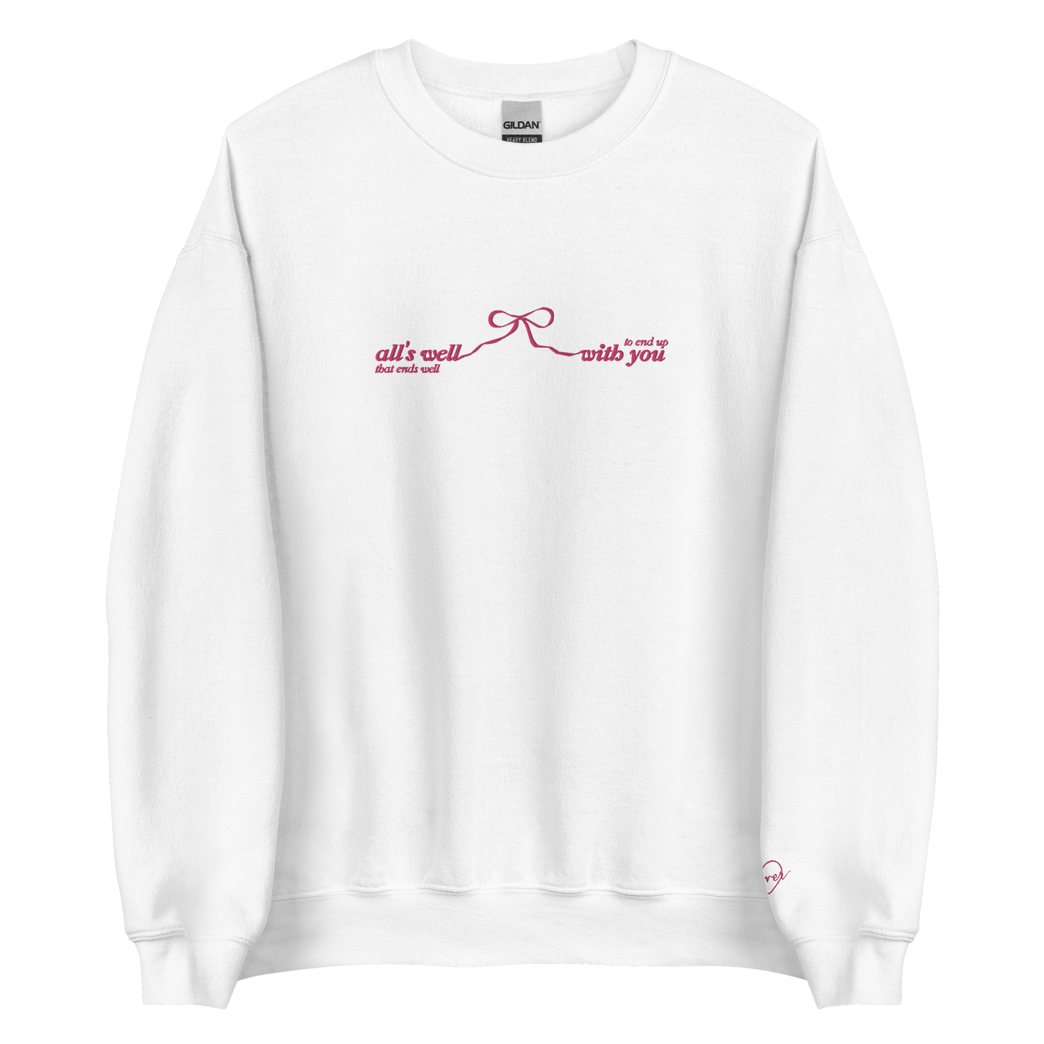 All’s Well That Ends Well - Embroidered Crew Neck