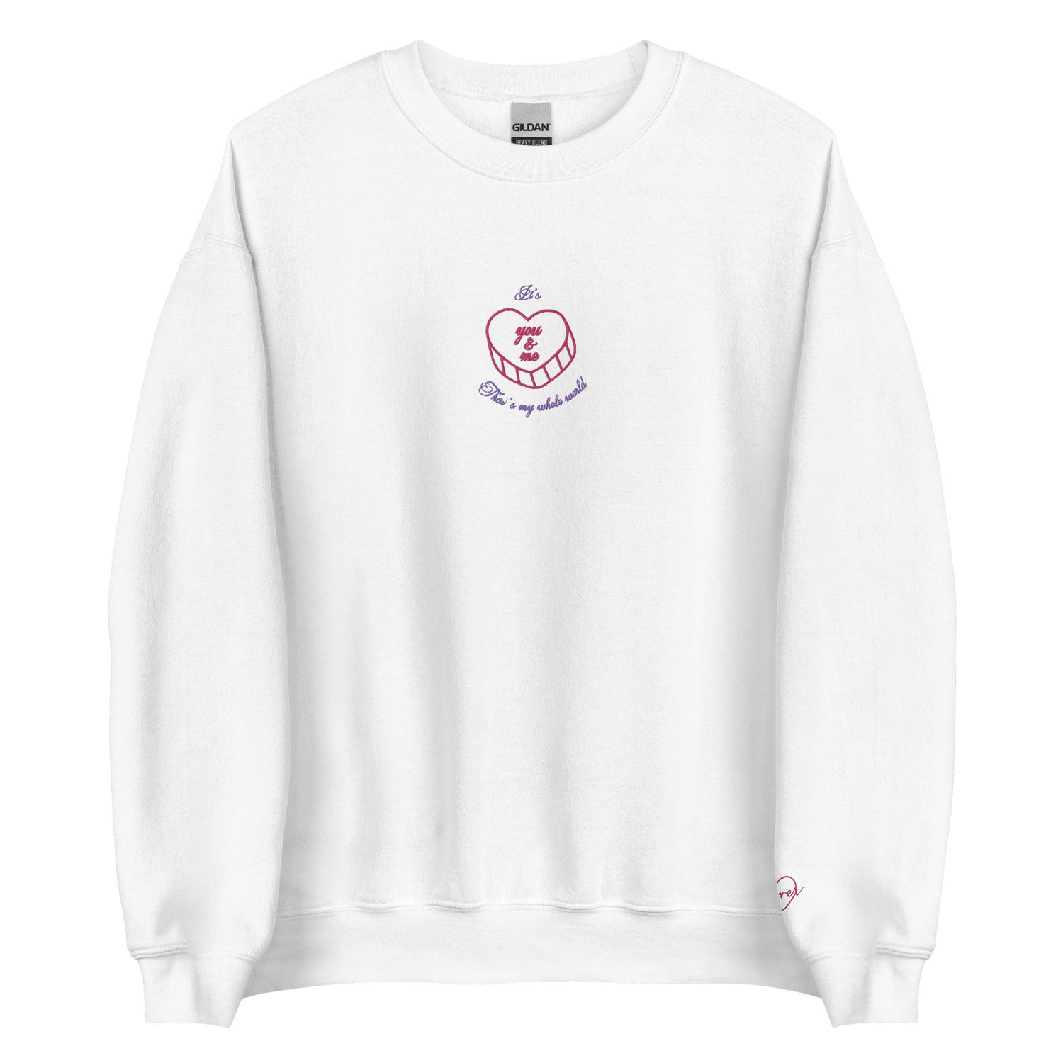 It’s You and Me - Embroidered Crew Neck