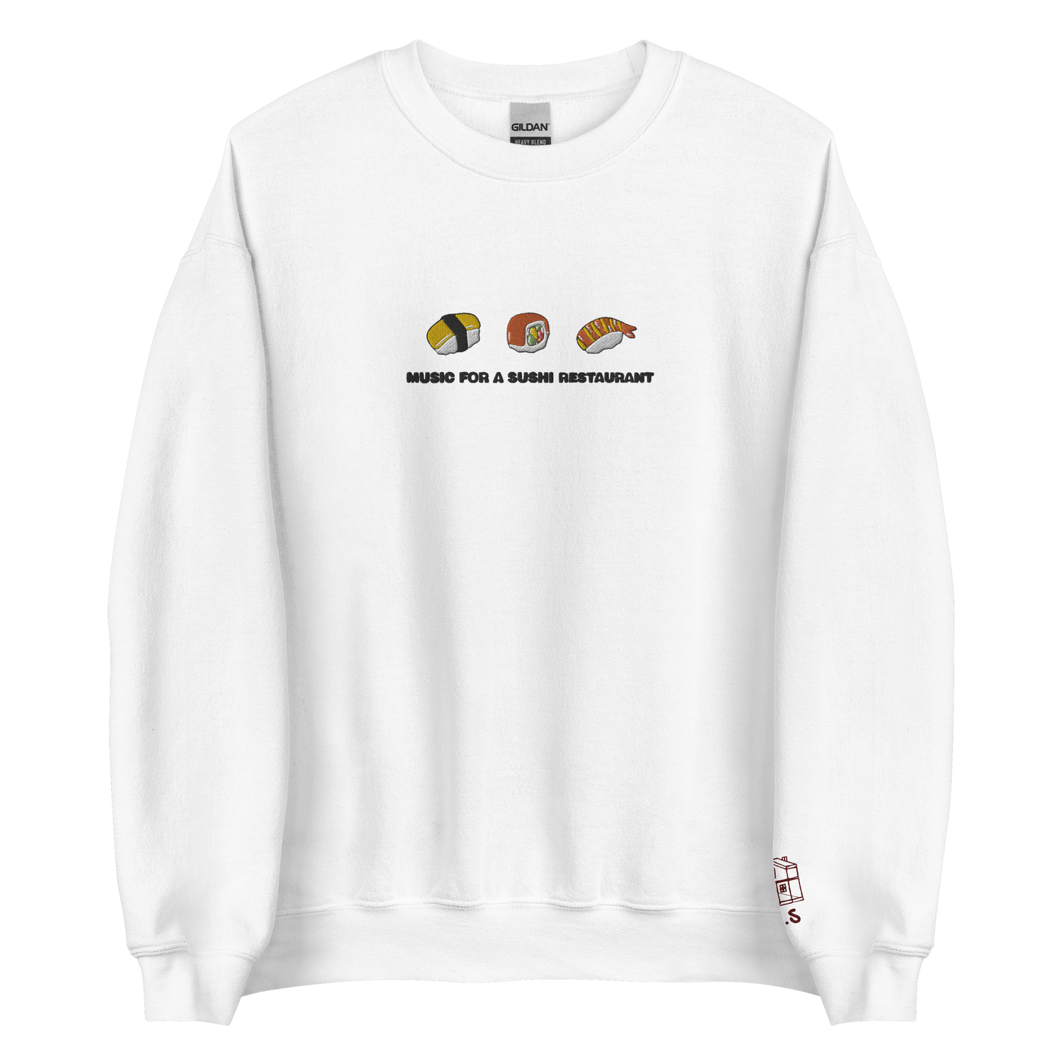 Music For A Sushi Restaurant - Embroidered Crew Neck