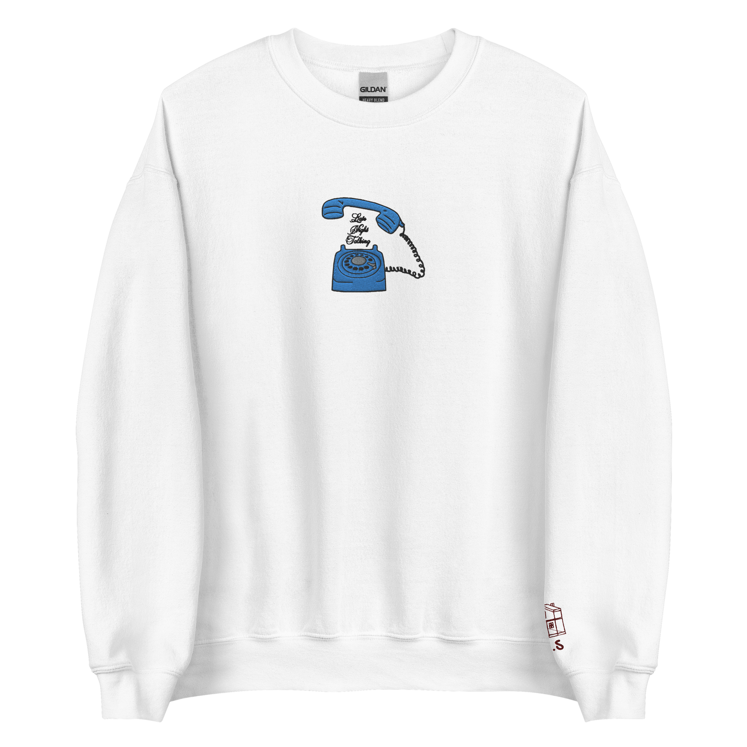 Late Night Talking - Embroidered Crew Neck