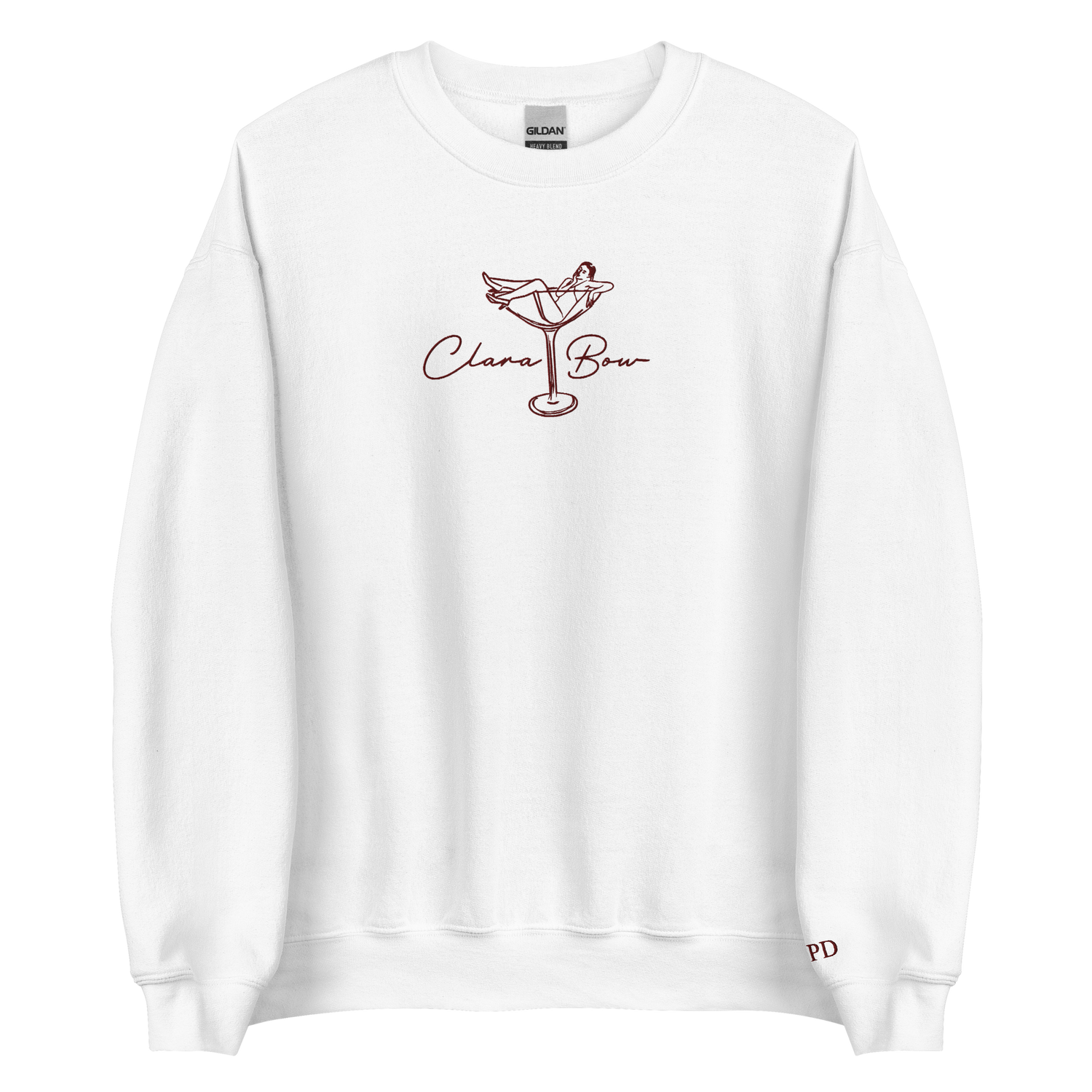 Clara Bow - Embroidered Crew Neck