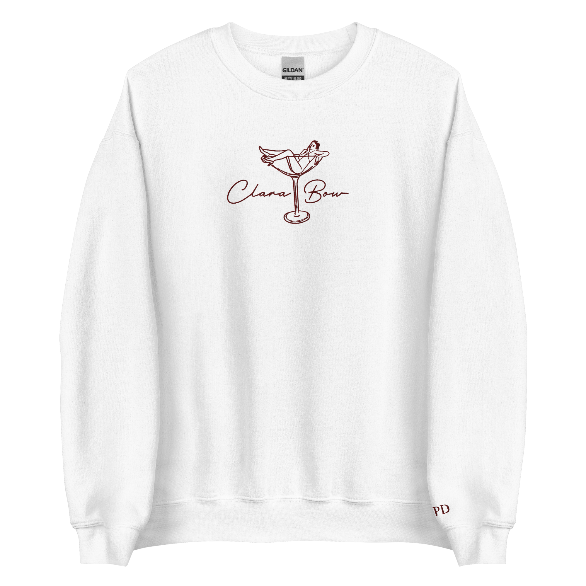 Clara Bow - Embroidered Crew Neck