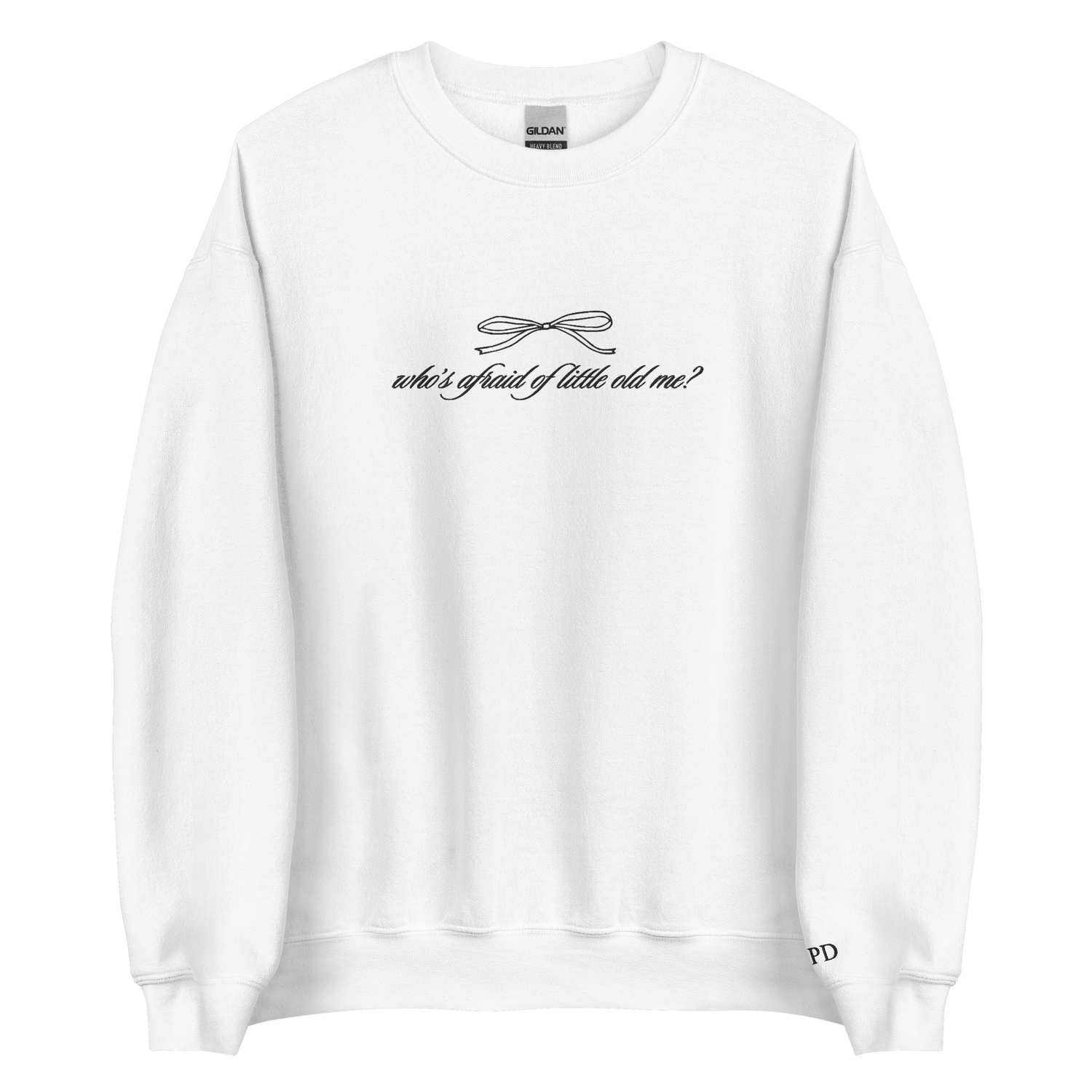 Little Old Me - Embroidered Crew Neck