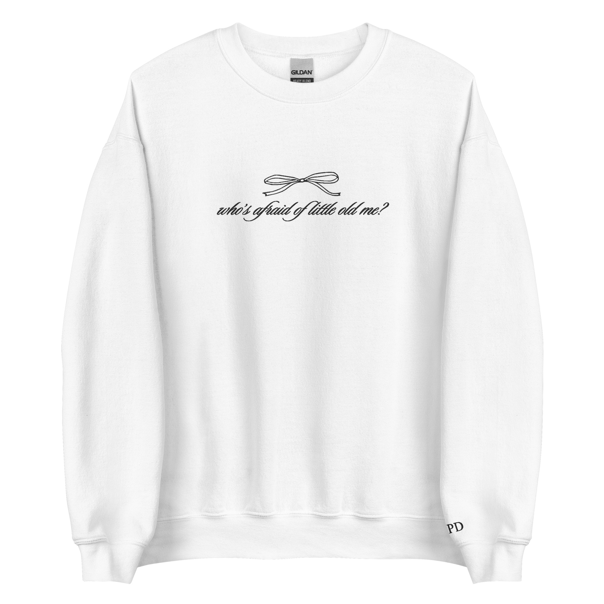 Little Old Me - Embroidered Crew Neck