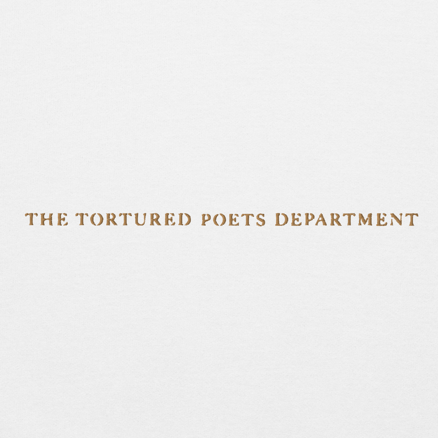 The Tortured Poets Department - Embroidered Crew Neck