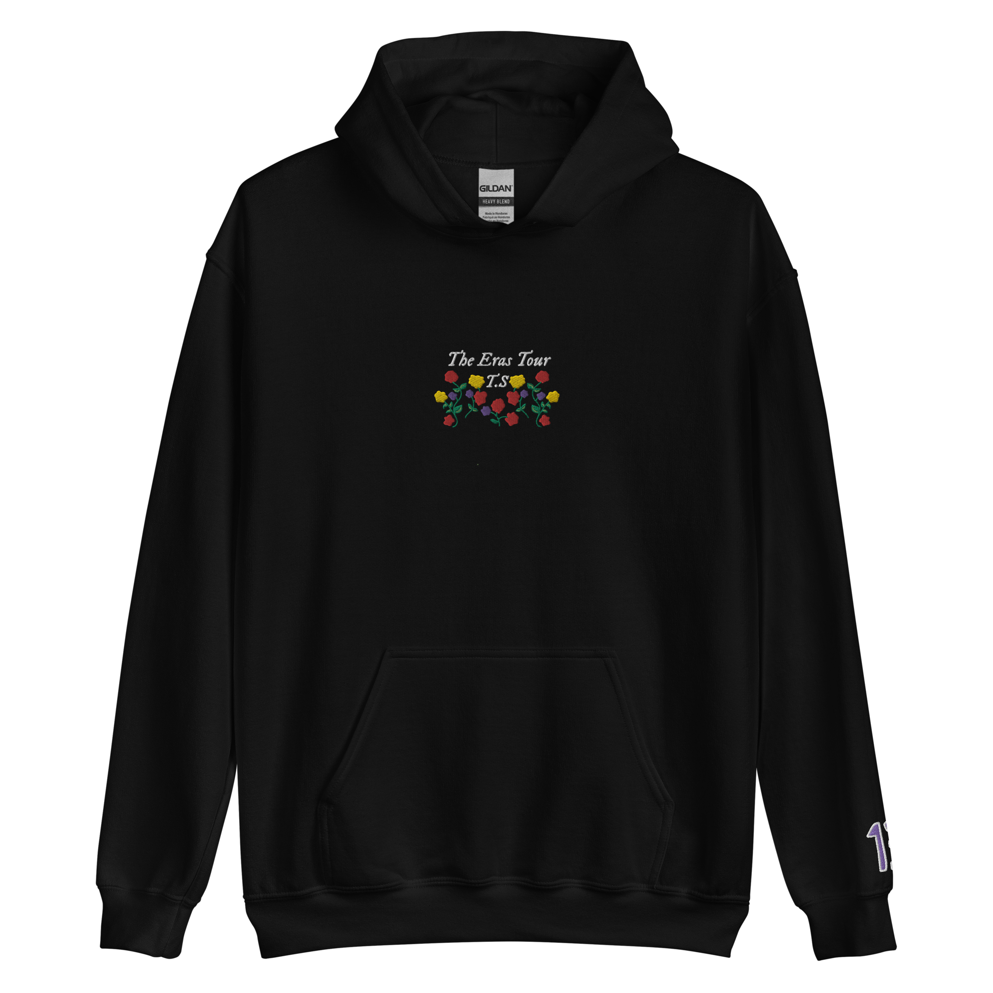 Surprise Songs Flowers - Embroidered Hoodie