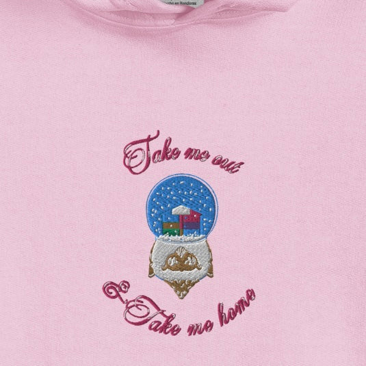 Lover Snow Globe - Embroidered Hoodie