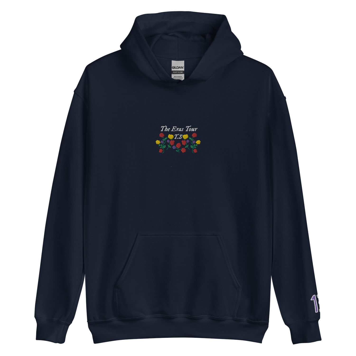 Surprise Songs Flowers - Embroidered Hoodie