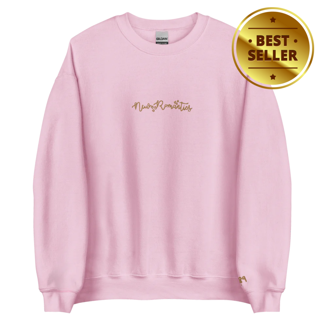 New Romantics - Gold Thread Embroidery Crew Neck