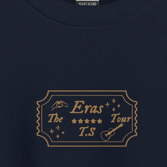 Eras Tour Ticket - Embroidered Crew Neck