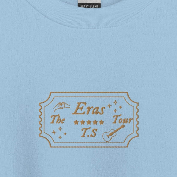 Eras Tour Ticket - Embroidered Crew Neck