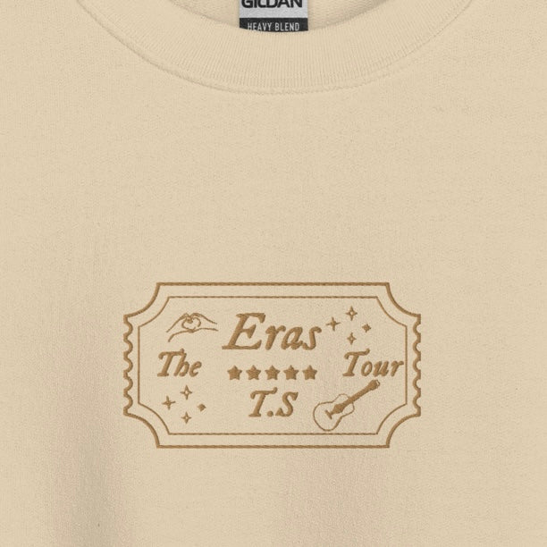 Eras Tour Ticket - Embroidered Crew Neck