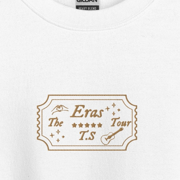 Eras Tour Ticket - Embroidered Crew Neck