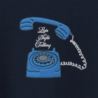 Late Night Talking - Embroidered Crew Neck