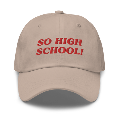 So High School - Embroidered Cap