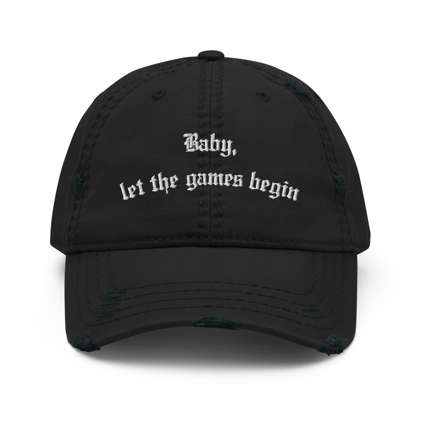 Baby, let the games begin - Embroidered Dad Cap