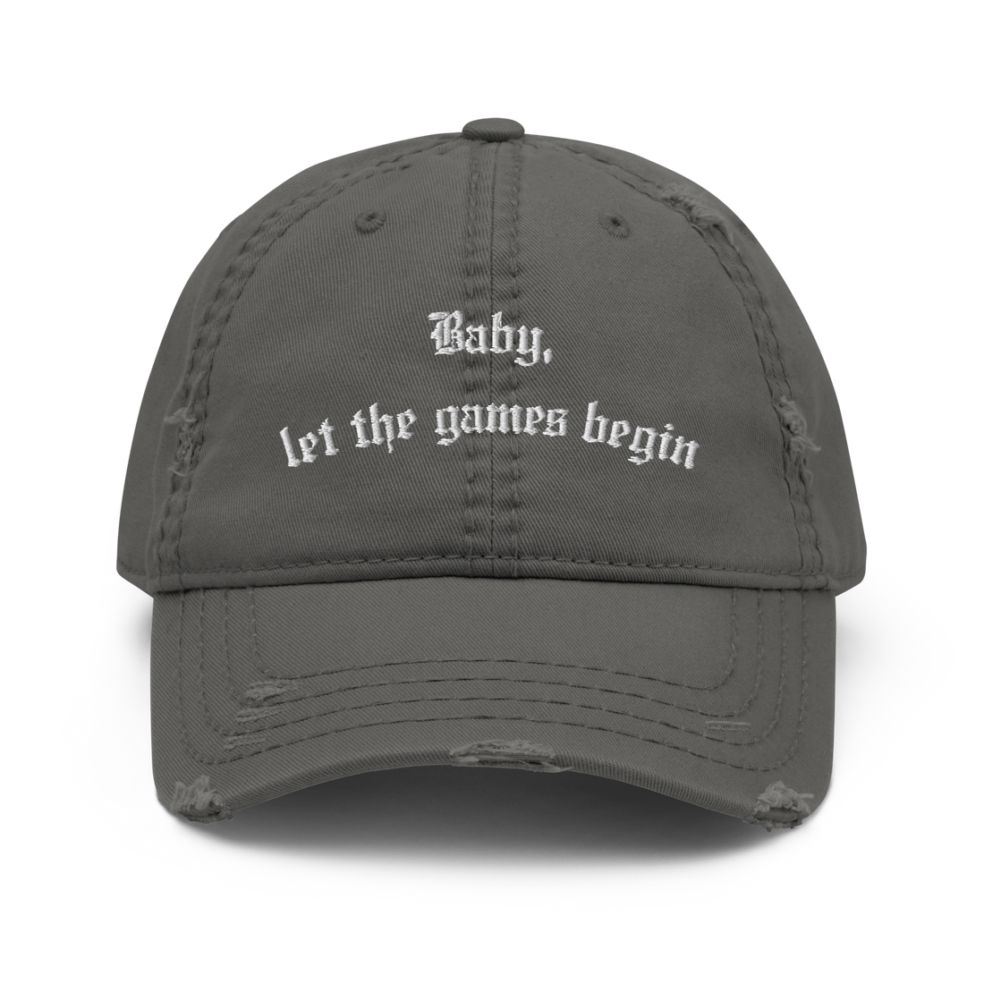 Baby, let the games begin - Embroidered Dad Cap