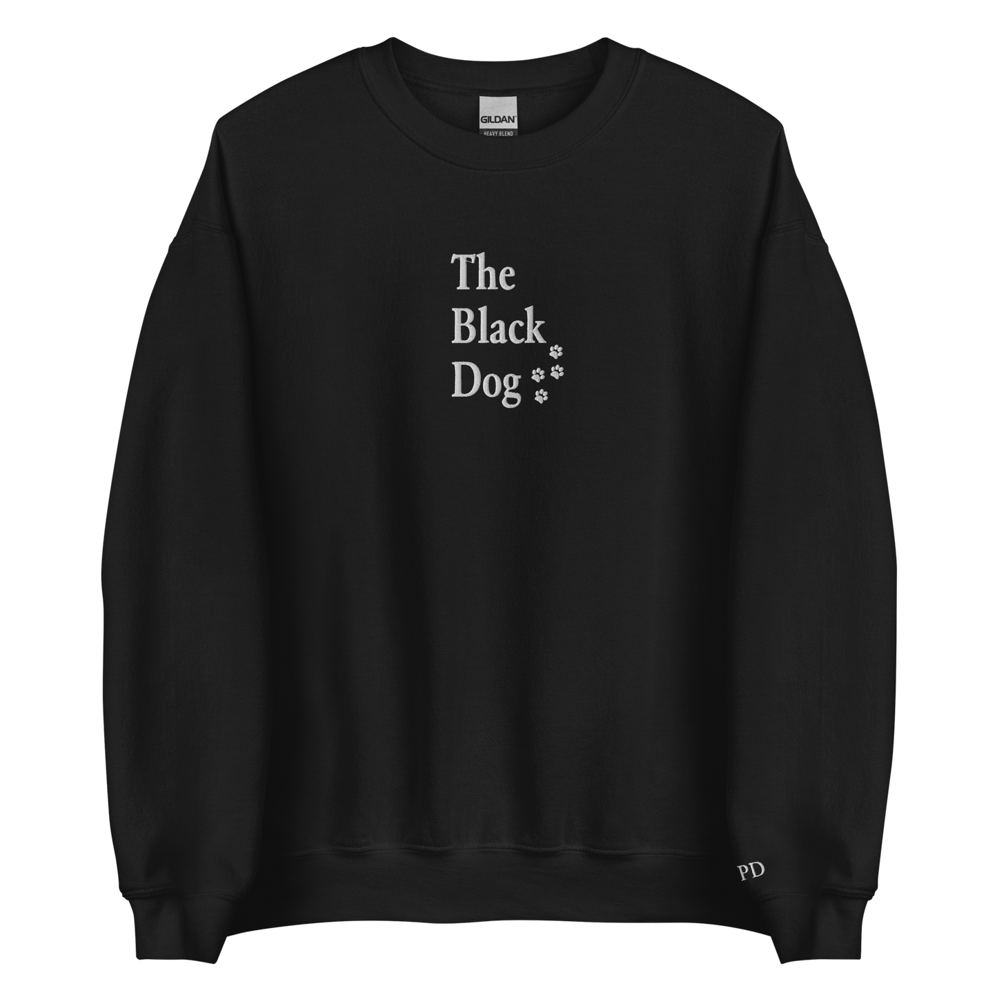 The Black Dog - Embroidered Crew Neck