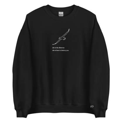 The Albatross - Embroidered Crew Neck