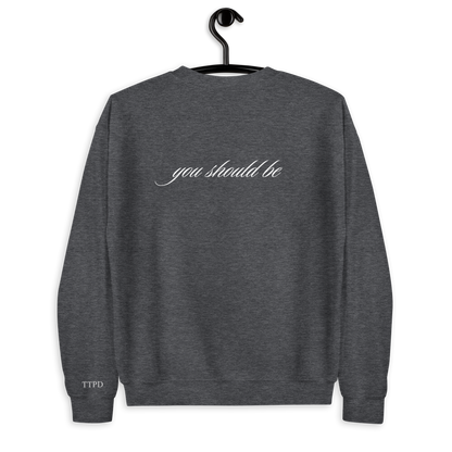 Little Old Me - Embroidered Crew Neck