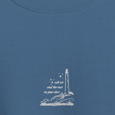 Salt Air - Embroidered Crew Neck