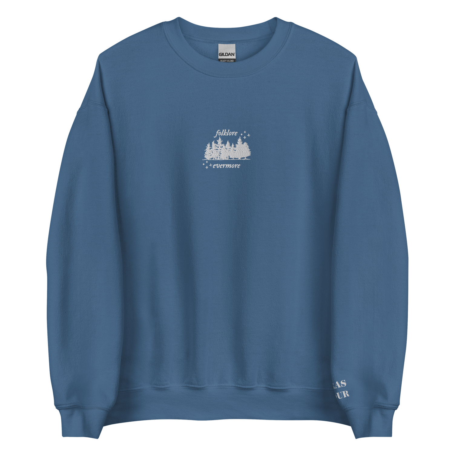 folklore/evermore era - Embroidered Crew Neck