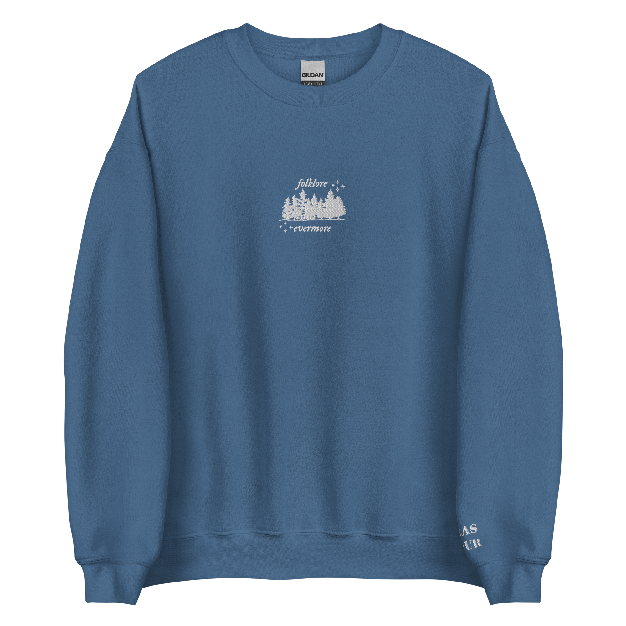 folklore/evermore era - Embroidered Crew Neck