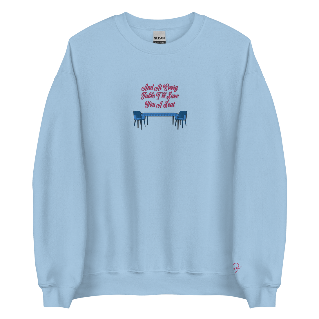 At Every Table - Embroidered Crew Neck
