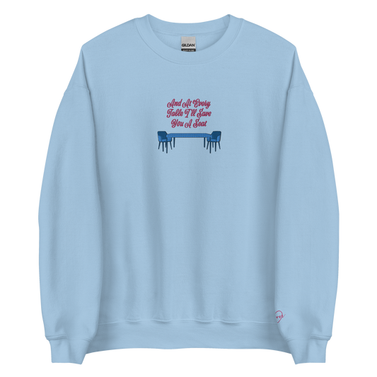 At Every Table - Embroidered Crew Neck