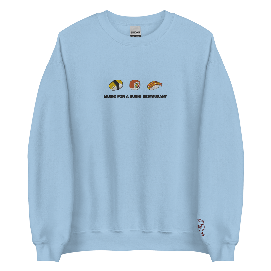 Music For A Sushi Restaurant - Embroidered Crew Neck