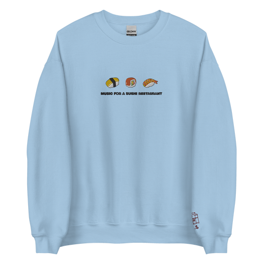 Music For A Sushi Restaurant - Embroidered Crew Neck