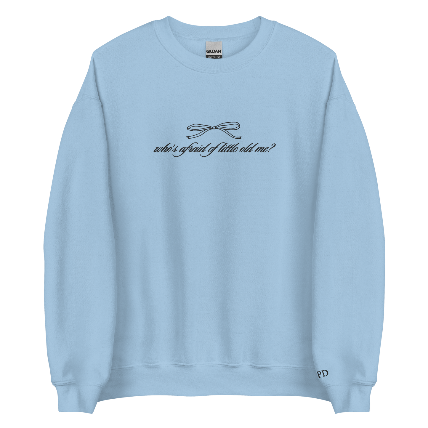 Little Old Me - Embroidered Crew Neck