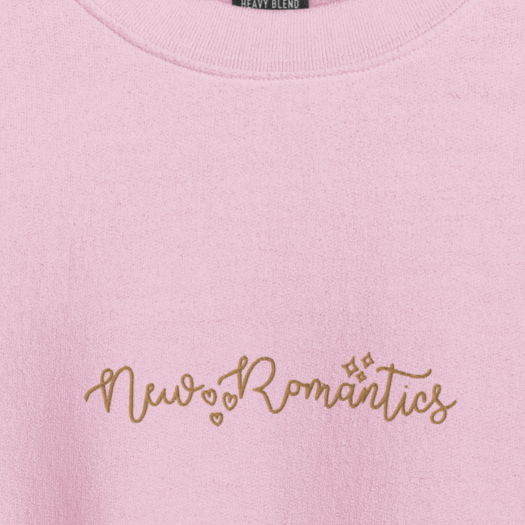 New Romantics - Gold Thread Embroidery Crew Neck