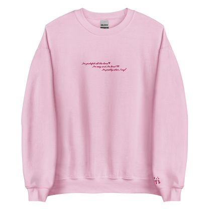 grateful all the time - Embroidered Crew Neck