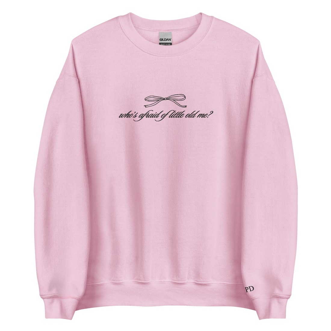 Little Old Me - Embroidered Crew Neck